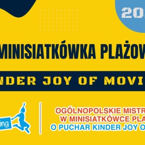 Minisiatkówka plażowa Kinder Joy od Moving 2025